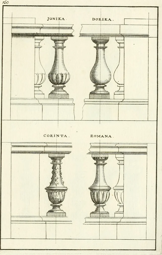 An illustration from Verhandeling over de bouwkunde : met de noodige aanmerkingen en waarneemingen, 1781, leaf 324
