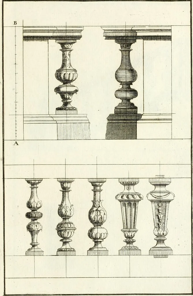 An illustration from Verhandeling over de bouwkunde : met de noodige aanmerkingen en waarneemingen, 1781, leaf 326