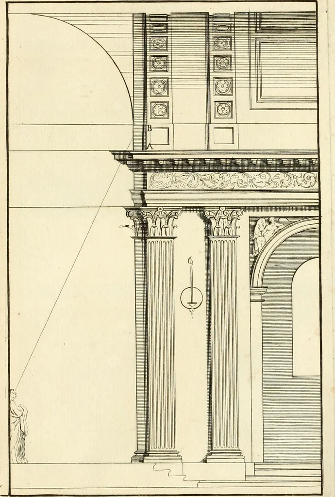 An illustration from Verhandeling over de bouwkunde : met de noodige aanmerkingen en waarneemingen, 1781, leaf 340