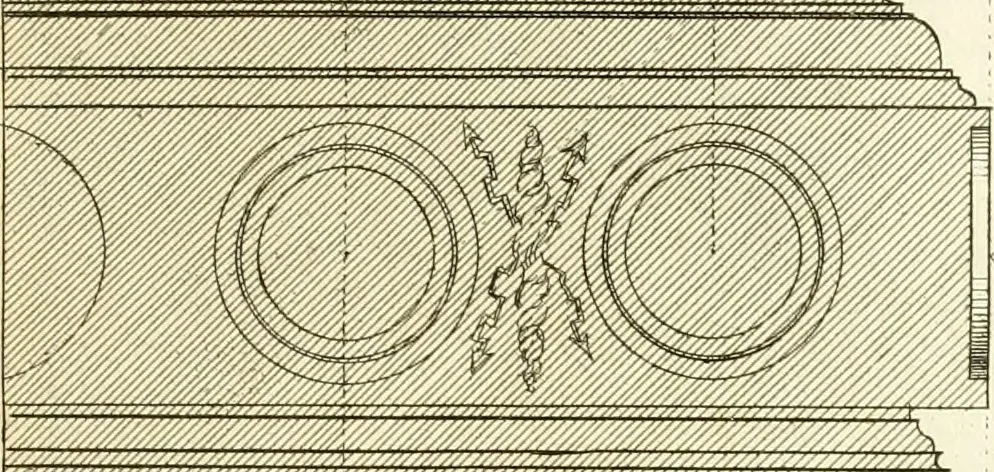 An illustration from Verhandeling over de bouwkunde : met de noodige aanmerkingen en waarneemingen, 1781, leaf 354