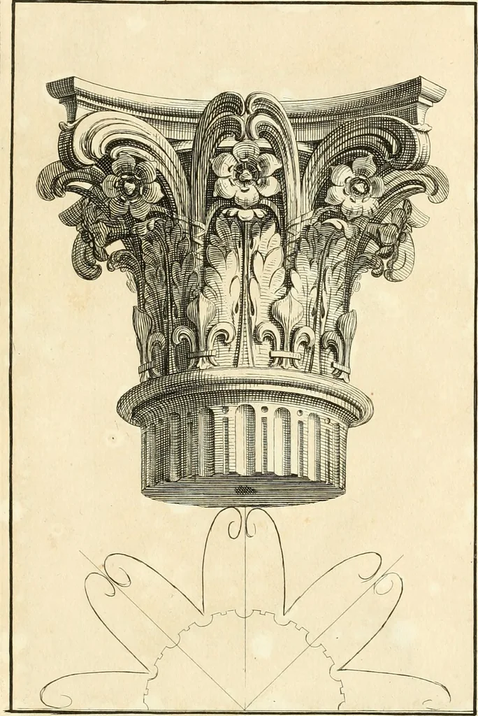 An illustration from Verhandeling over de bouwkunde : met de noodige aanmerkingen en waarneemingen, 1781, leaf 362