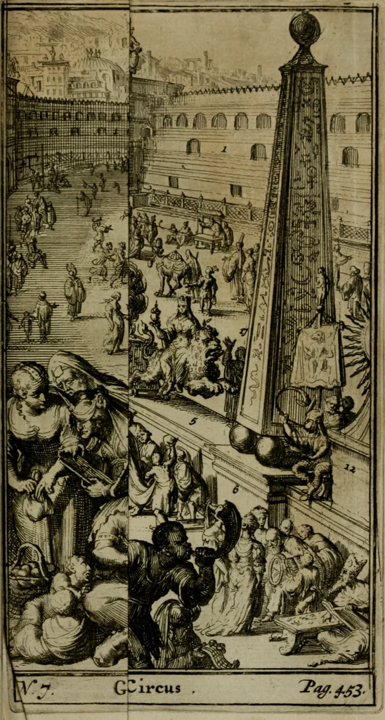 An illustration from Verhandeling van de oude orakelen der heydenen, 1687, leaf 496