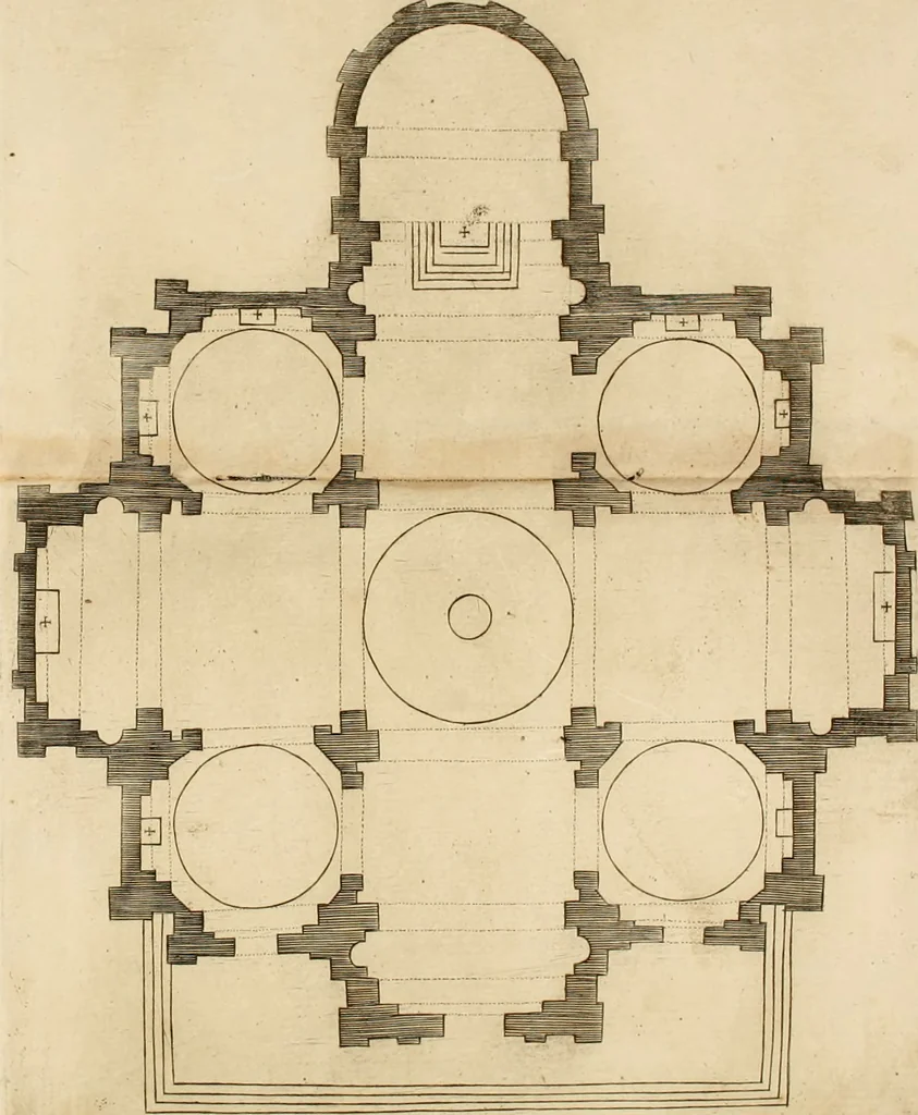 An illustration from Veridico racconto dell' origine, progressi e miracoli della Madonna di Reggio : con la descrittione d'alcune solennità, e del tempio : dichiarandosi le di lui pitture e sculture, e nominandosi gl' autori di quelle, 1666, leaf 173