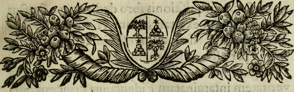 An illustration from Veritas harmonica vtriusque testamenti Alexandro VII. Pontifici ter Maximo, 1663, leaf 12