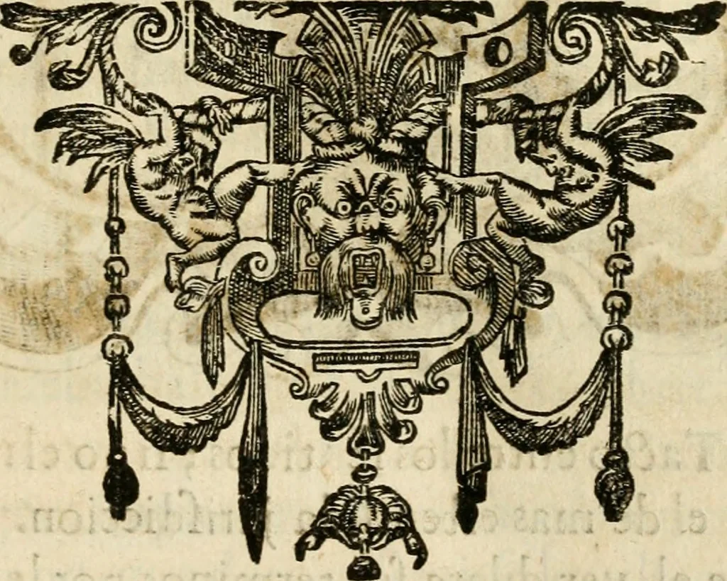 An illustration from Ver, oir, oler, gustar, tocar : empresas que enseñan y persuaden su buen uso, en lo politico y en lo moral, 1687, leaf 244