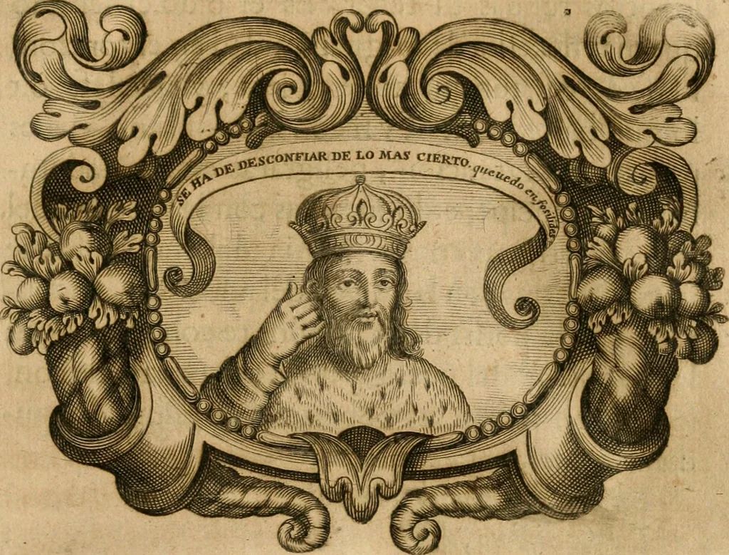 An illustration from Ver, oir, oler, gustar, tocar : empresas que enseñan y persuaden su buen uso, en lo politico y en lo moral, 1687, leaf 94