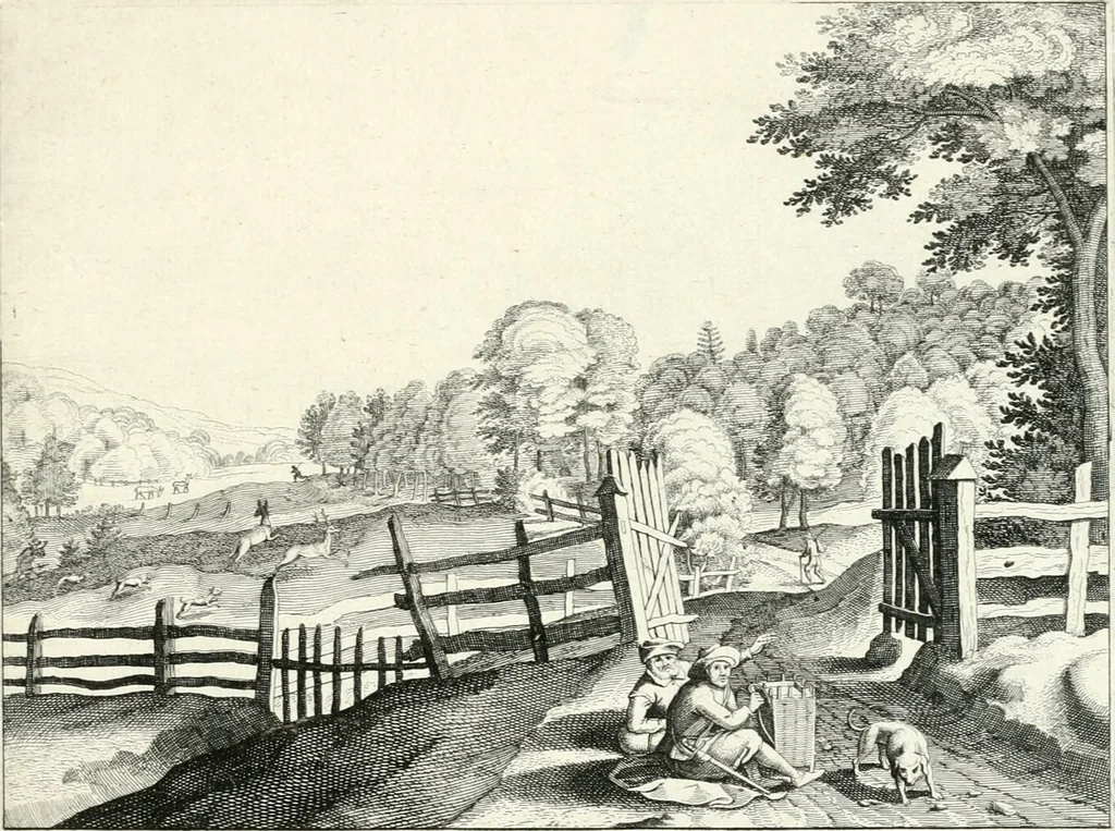 An illustration from Verscheyden playsante lantschappen met sinnebeelden verciert, 1650, leaf 14