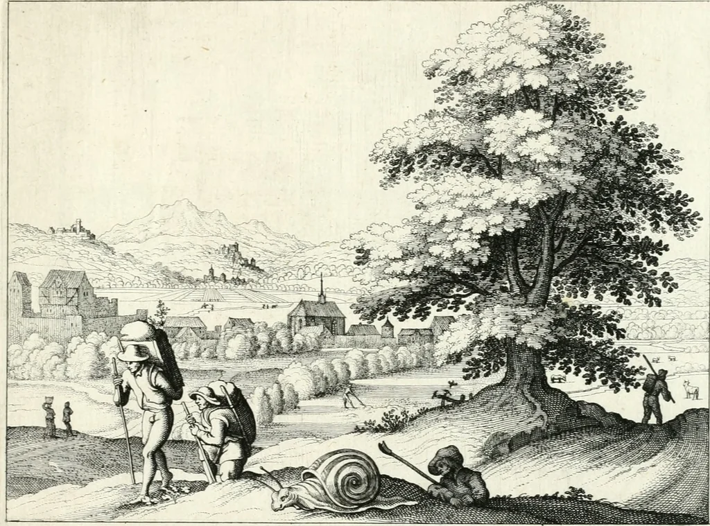 An illustration from Verscheyden playsante lantschappen met sinnebeelden verciert, 1650, leaf 16
