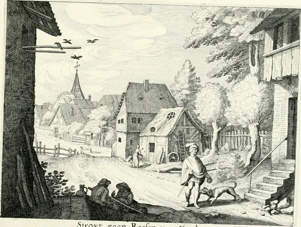 An illustration from Verscheyden playsante lantschappen met sinnebeelden verciert, 1650, leaf 20