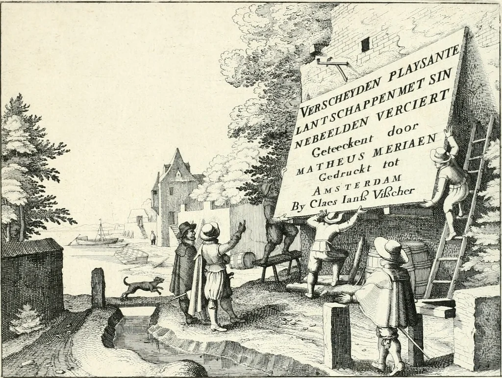 An illustration from Verscheyden playsante lantschappen met sinnebeelden verciert, 1650, leaf 4