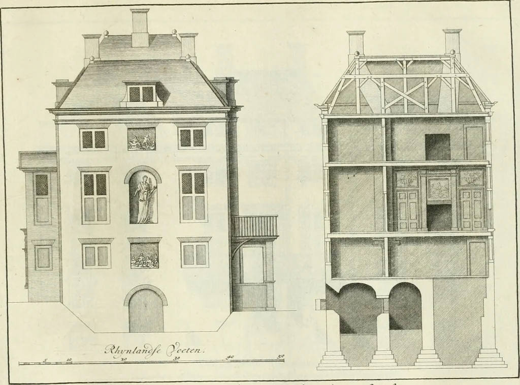 An illustration from Verscheyde schoone en vermaakelyke gezigten in de hofstede van Clingendaal gelegen by 's Gravenhage : naa t'leven getekent en in t'kooper gebrugt, 1679, leaf 16