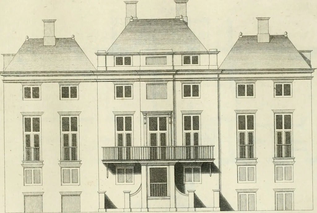 An illustration from Verscheyde schoone en vermaakelyke gezigten in de hofstede van Clingendaal gelegen by 's Gravenhage : naa t'leven getekent en in t'kooper gebrugt, 1679, leaf 18