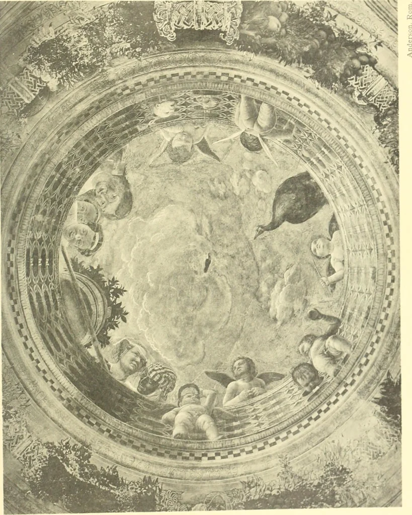 An illustration from Versuch einer Entwicklungsgeschichte der Deckenmalerei in Italien vom 15. bis zum 19. Jahrhundert, 1910, leaf 62