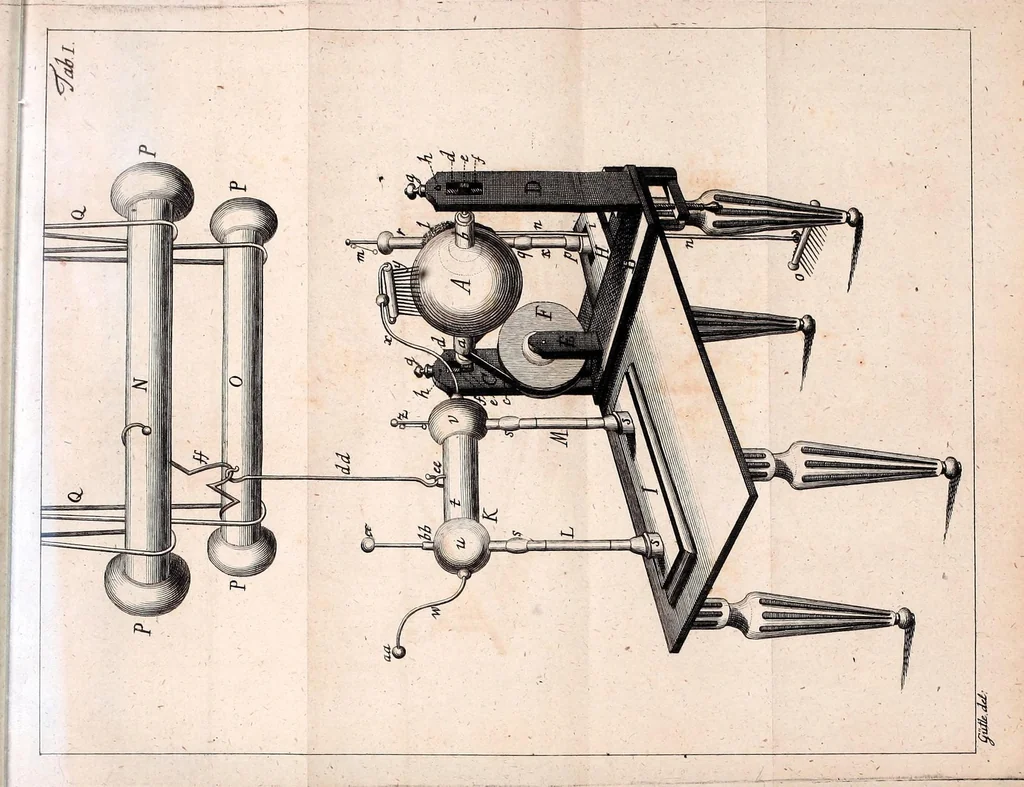 An illustration from Versuche, Unterhaltungen und Belustigungen aus der natürlichen Magie : zur Lehre, zum Nutzen und zum Vergnügen bestimmt, 1791, leaf 383
