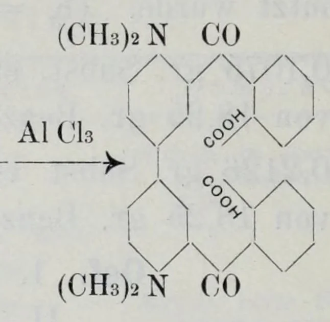An illustration from Versuche zur Einfürung mehrerer Phtalsäurereste in aromatische Verbindungen und zur Darstellung neuer Küpenfarbstoffe der Anthracenreihe : Anhang - über die Reduktion der o-benzoylbenzoesäure, von der Technischen Hochschule "Fridericiana" zu Karlsruhe genehmigte Dissertation zur erlangung der Würde eines Doktor-Ingenieurs, 1908, leaf 26
