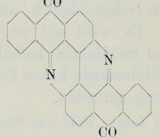 An illustration from Versuche zur Einfürung mehrerer Phtalsäurereste in aromatische Verbindungen und zur Darstellung neuer Küpenfarbstoffe der Anthracenreihe : Anhang - über die Reduktion der o-benzoylbenzoesäure, von der Technischen Hochschule "Fridericiana" zu Karlsruhe genehmigte Dissertation zur erlangung der Würde eines Doktor-Ingenieurs, 1908, leaf 8