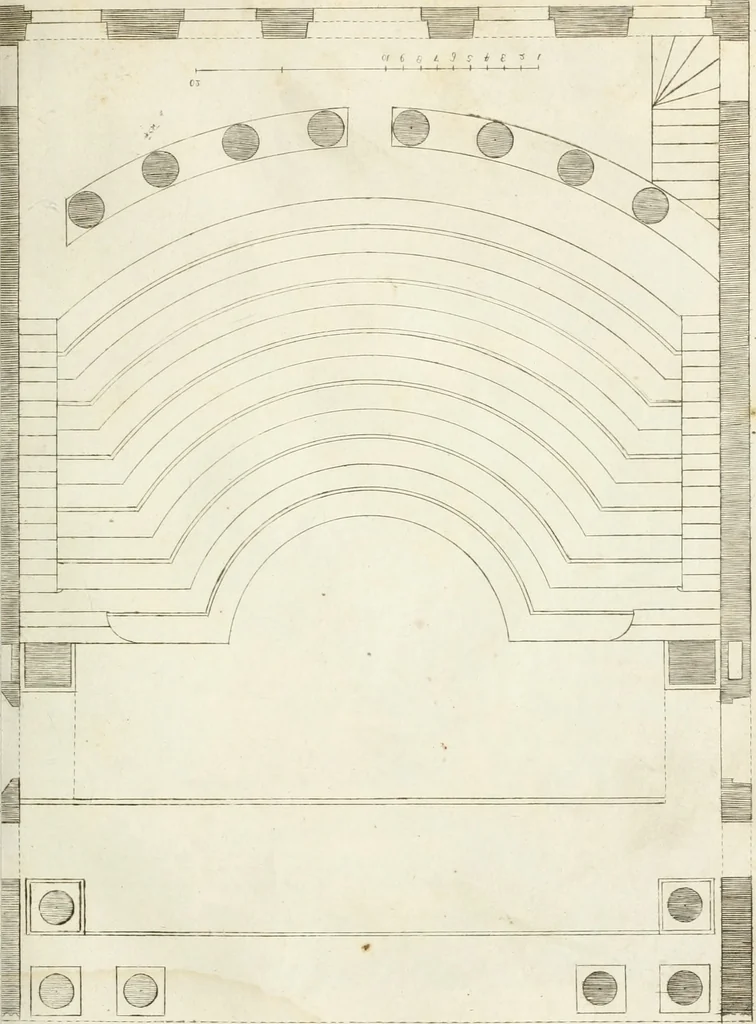 An illustration from Versuch über Gebräuche, Kleidung und Waffen der ältesten Völker bis auf Constantin den Grossen : nebst einigen Anmerkungen über die Schaubühne, 1802, leaf 124