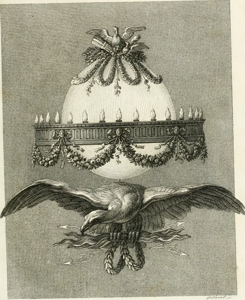 An illustration from Versuch über Gebräuche, Kleidung und Waffen der ältesten Völker bis auf Constantin den Grossen : nebst einigen Anmerkungen über die Schaubühne, 1802, leaf 128
