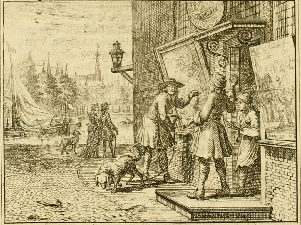 An illustration from Vervolg der leerzaame zinnebeelden ; Spiegel der boetvaardigheid en genade ; en eenige Stichtelyke gezangen, 1758, leaf 33