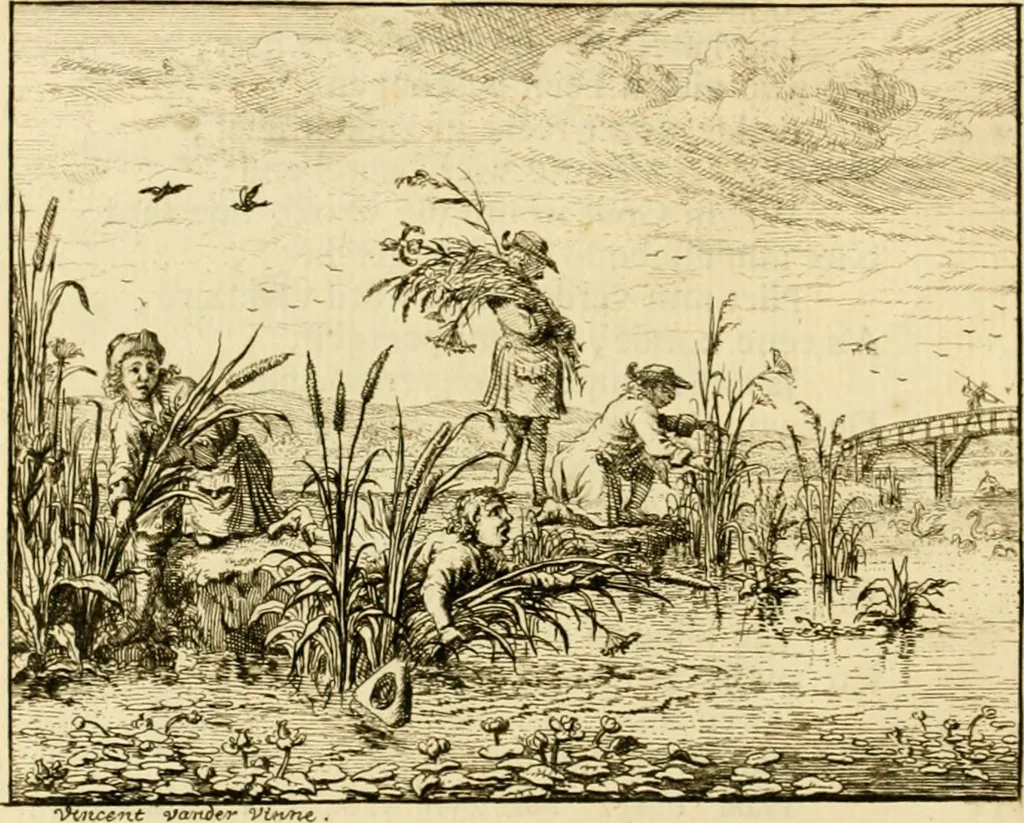 An illustration from Vervolg der leerzaame zinnebeelden ; Spiegel der boetvaardigheid en genade ; en eenige Stichtelyke gezangen, 1758, leaf 43