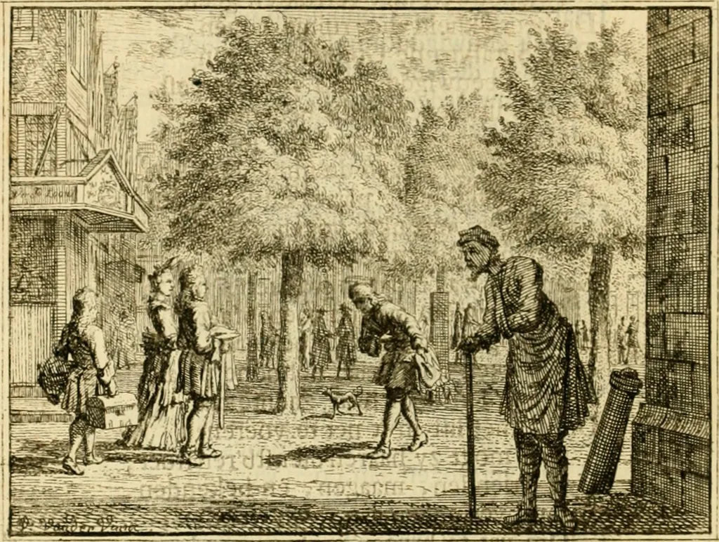 An illustration from Vervolg der leerzaame zinnebeelden ; Spiegel der boetvaardigheid en genade ; en eenige Stichtelyke gezangen, 1758, leaf 67