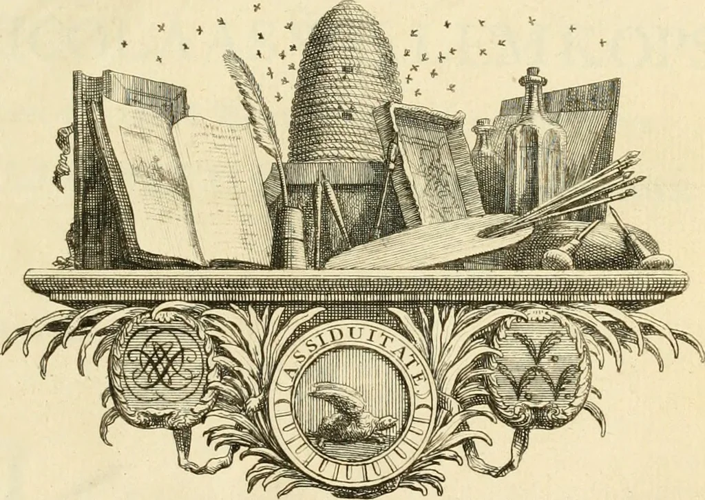 An illustration from Vervolg der leerzaame zinnebeelden ; Spiegel der boetvaardigheid en genade ; en eenige Stichtelyke gezangen, 1758, leaf 8