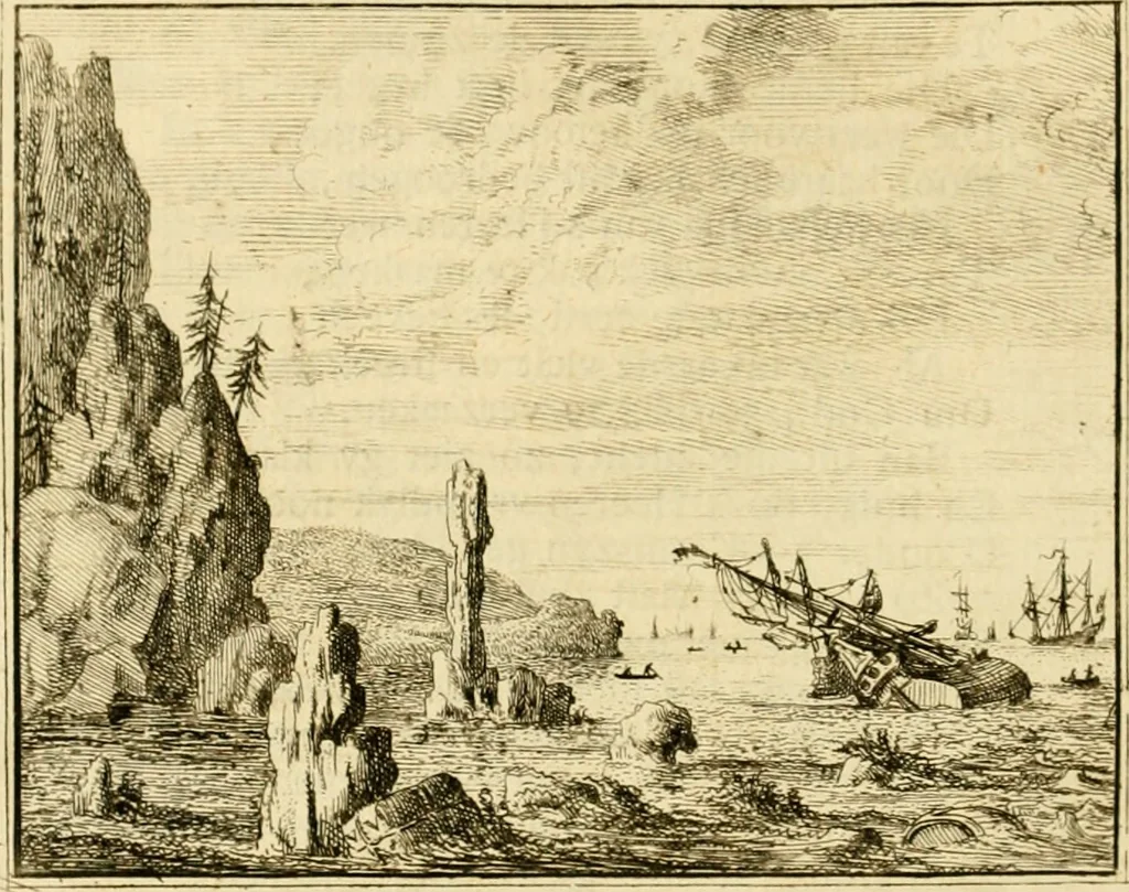 An illustration from Vervolg der leerzaame zinnebeelden ; Spiegel der boetvaardigheid en genade ; en eenige Stichtelyke gezangen, 1758, leaf 99