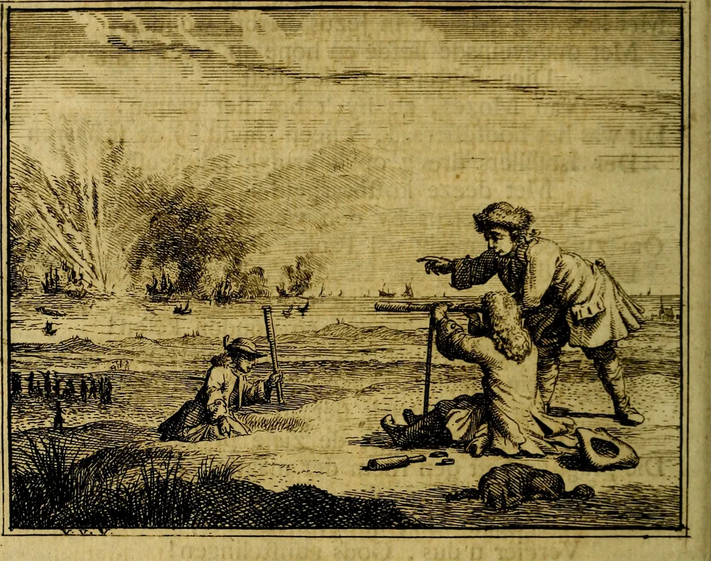 An illustration from Vervolg der leerzaame zinnebeelden ; Spiegel der boetvaardigheid en genade : en eenige stichtelyke gezangen, 1758, leaf 123