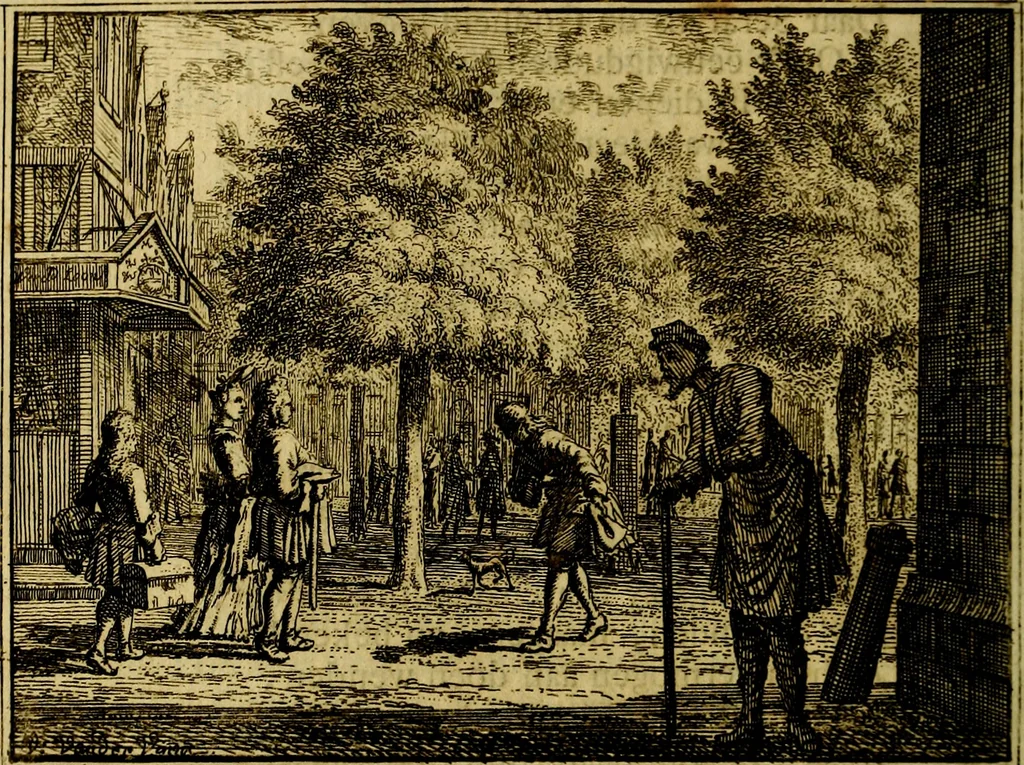 An illustration from Vervolg der leerzaame zinnebeelden ; Spiegel der boetvaardigheid en genade : en eenige stichtelyke gezangen, 1758, leaf 65
