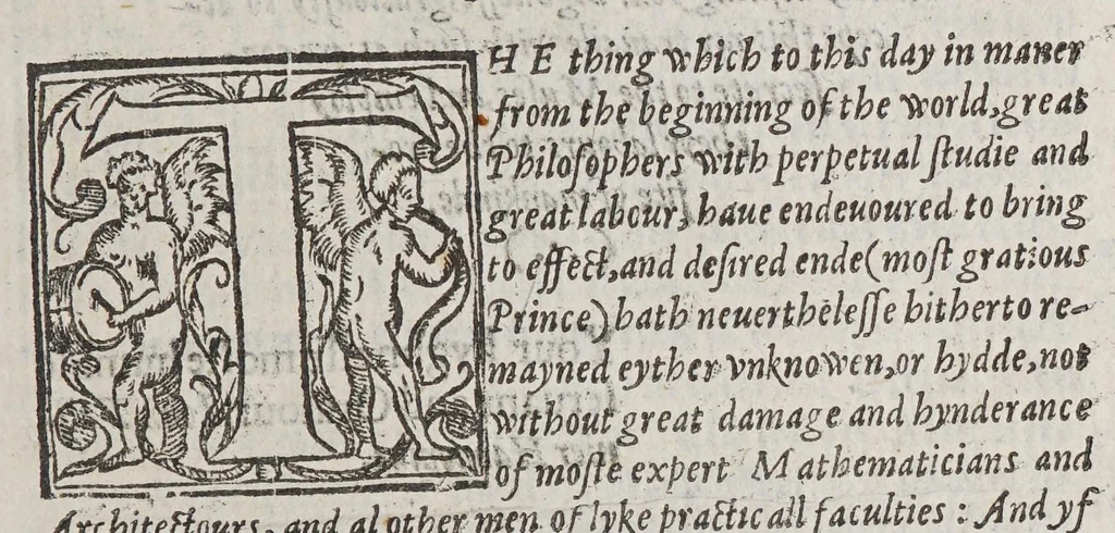 An illustration from A very necessarie and profitable booke concerning nauigation,, 1584, leaf 19