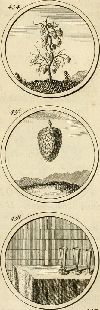 An illustration from Verzámeling van uitgekórene zin-spreuken, en zinnebeeldige print-vercieringen : eertyds, op bevel van den aller doorlugtigsten keizer der Russen, Peter Alexis, of de Gróte, getékent en gesnéden : en nu op nieus verrykt : met agthondert en veertig byschriften in verzen, 1743, leaf 162