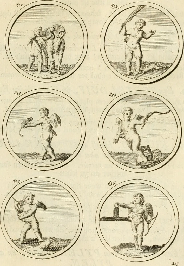 An illustration from Verzámeling van uitgekórene zin-spreuken, en zinnebeeldige print-vercieringen : eertyds, op bevel van den aller doorlugtigsten keizer der Russen, Peter Alexis, of de Gróte, getékent en gesnéden : en nu op nieus verrykt : met agthondert en veertig byschriften in verzen, 1743, leaf 228