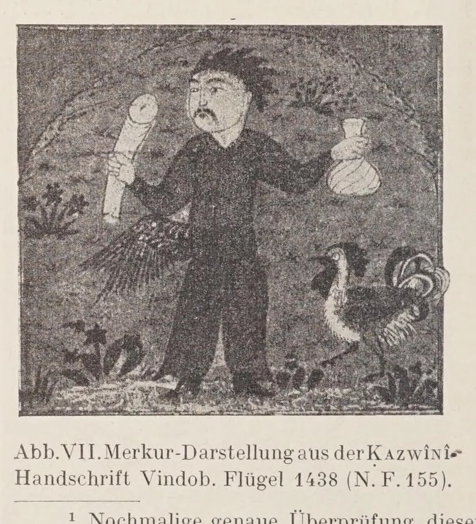 An illustration from Verzeichnis astrologischer und mythologischer illustrierter Handschriften des lateinischen Mittelalters / von Fritz Saxl und Hans Meier., 1915, leaf 16