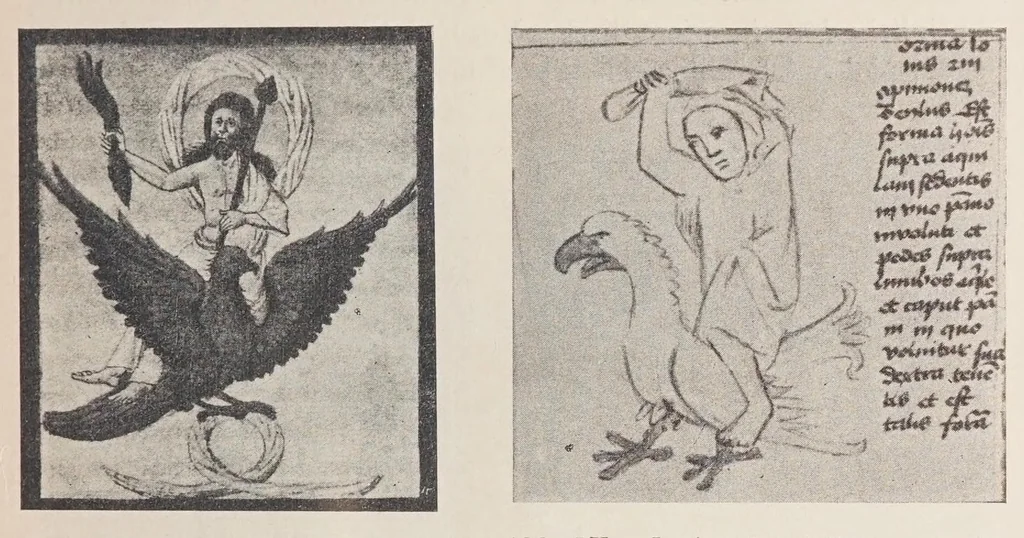 An illustration from Verzeichnis astrologischer und mythologischer illustrierter Handschriften des lateinischen Mittelalters / von Fritz Saxl und Hans Meier., 1915, leaf 17