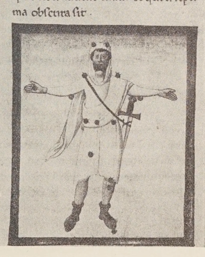 An illustration from Verzeichnis astrologischer und mythologischer illustrierter Handschriften des lateinischen Mittelalters / von Fritz Saxl und Hans Meier., 1915, leaf 19