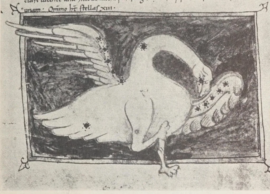 An illustration from Verzeichnis astrologischer und mythologischer illustrierter Handschriften des lateinischen Mittelalters / von Fritz Saxl und Hans Meier., 1915, leaf 13