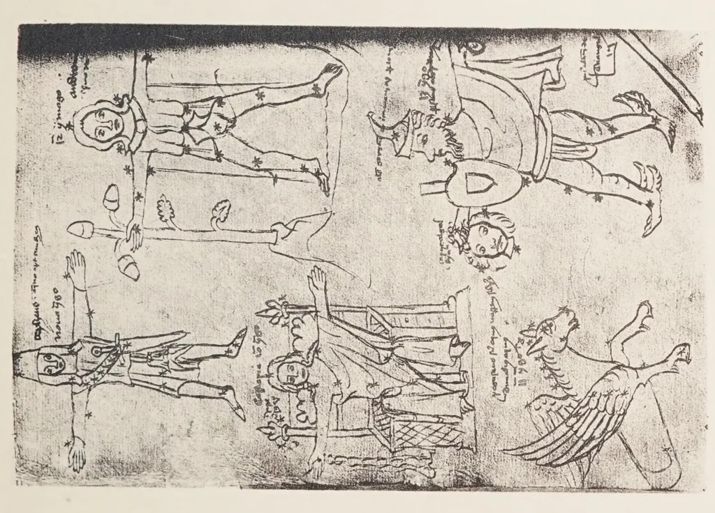 An illustration from Verzeichnis astrologischer und mythologischer illustrierter Handschriften des lateinischen Mittelalters / von Fritz Saxl und Hans Meier., 1915, leaf 271