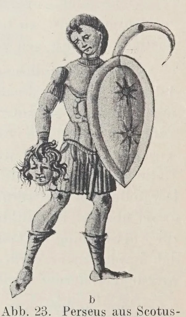 An illustration from Verzeichnis astrologischer und mythologischer illustrierter Handschriften des lateinischen Mittelalters / von Fritz Saxl und Hans Meier., 1915, leaf 42