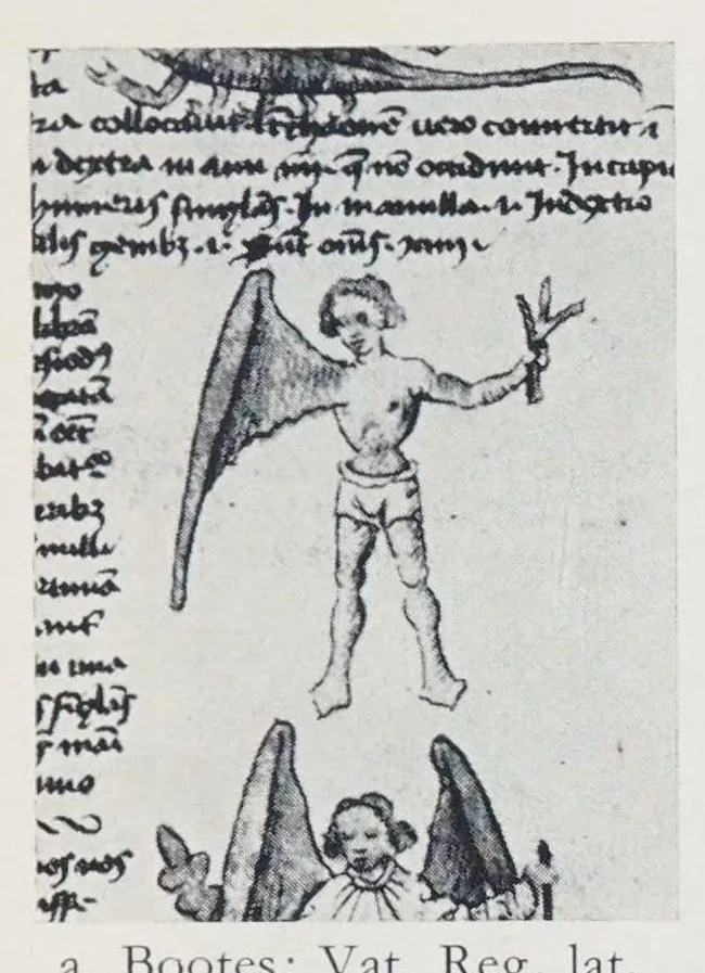 An illustration from Verzeichnis astrologischer und mythologischer illustrierter Handschriften des lateinischen Mittelalters / von Fritz Saxl und Hans Meier., 1915, leaf 151