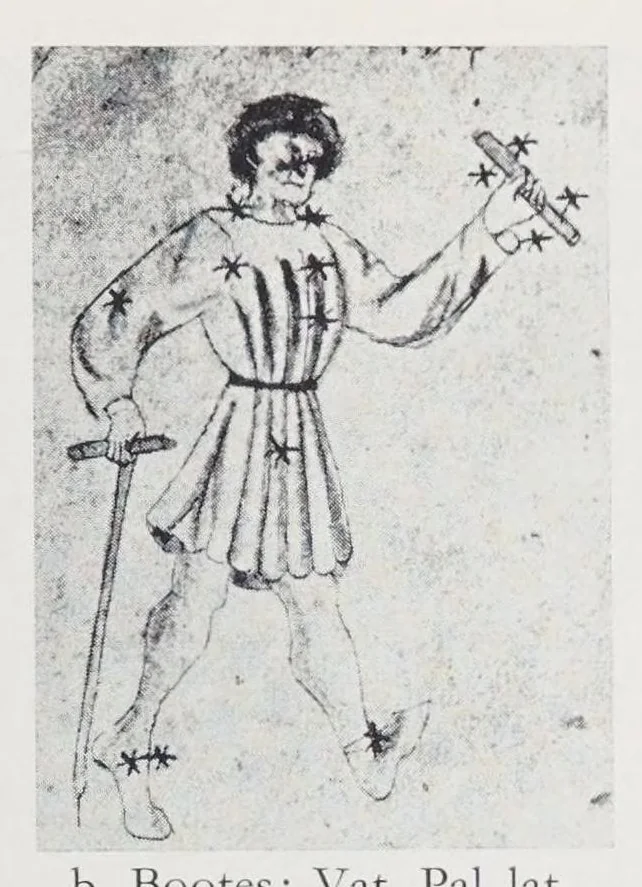 An illustration from Verzeichnis astrologischer und mythologischer illustrierter Handschriften des lateinischen Mittelalters / von Fritz Saxl und Hans Meier., 1915, leaf 151