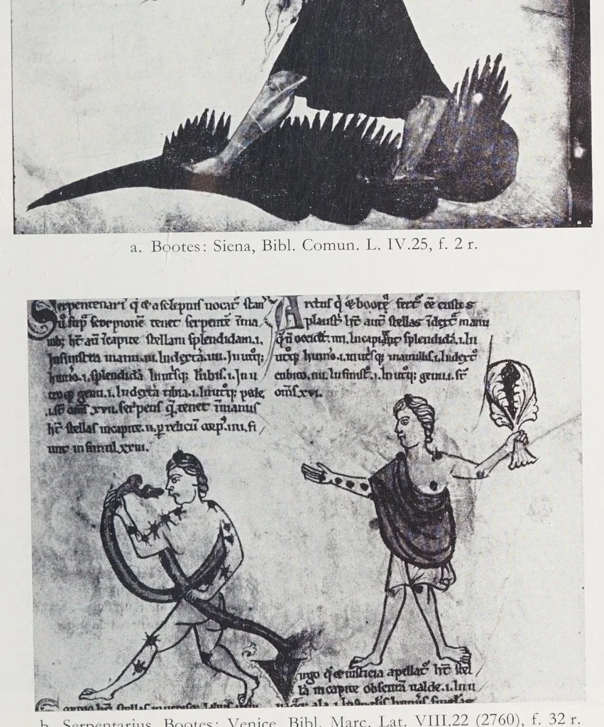 An illustration from Verzeichnis astrologischer und mythologischer illustrierter Handschriften des lateinischen Mittelalters / von Fritz Saxl und Hans Meier., 1915, leaf 153