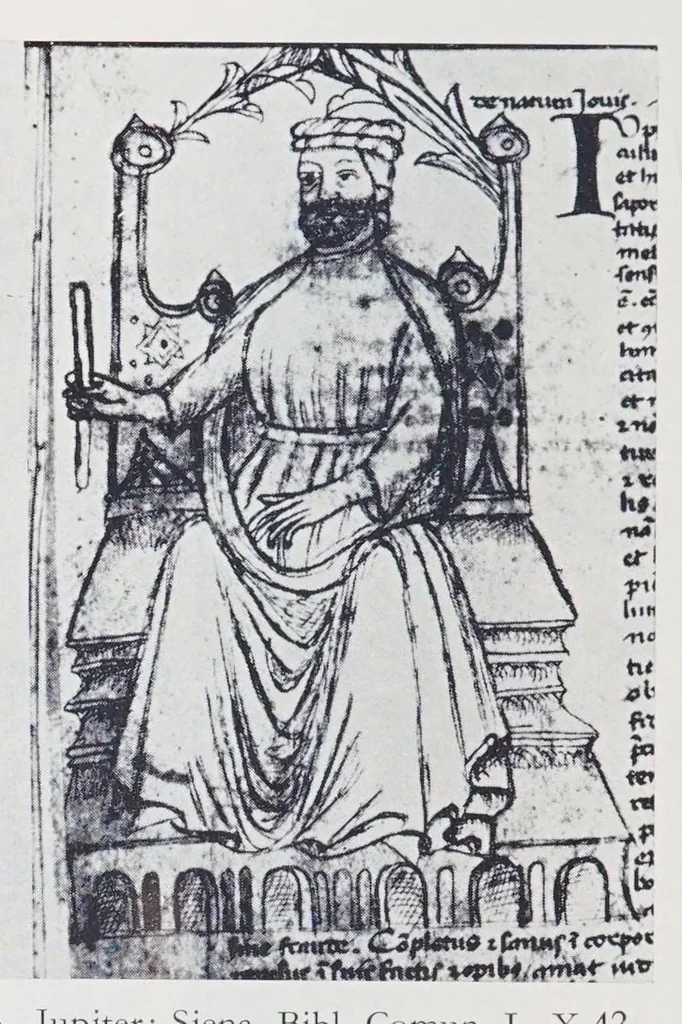 An illustration from Verzeichnis astrologischer und mythologischer illustrierter Handschriften des lateinischen Mittelalters / von Fritz Saxl und Hans Meier., 1915, leaf 158