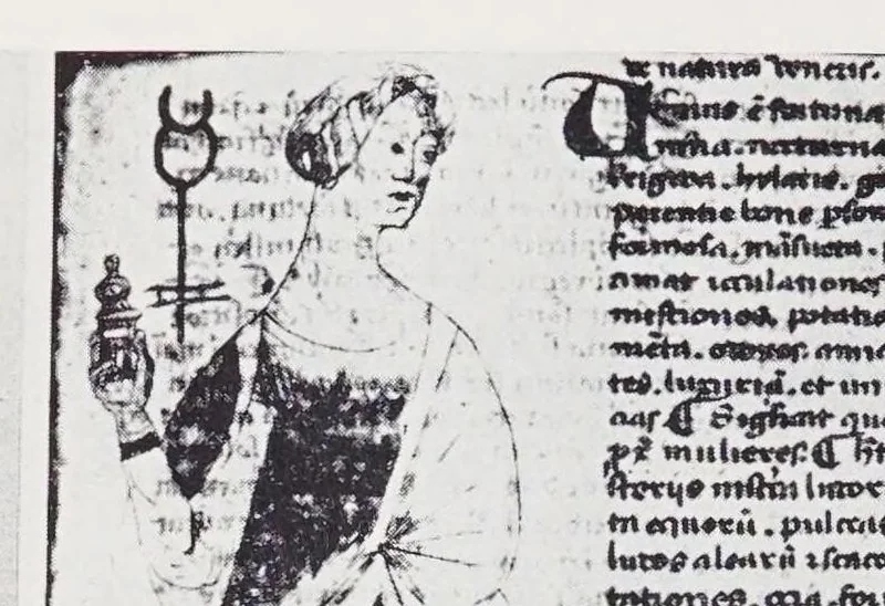 An illustration from Verzeichnis astrologischer und mythologischer illustrierter Handschriften des lateinischen Mittelalters / von Fritz Saxl und Hans Meier., 1915, leaf 158