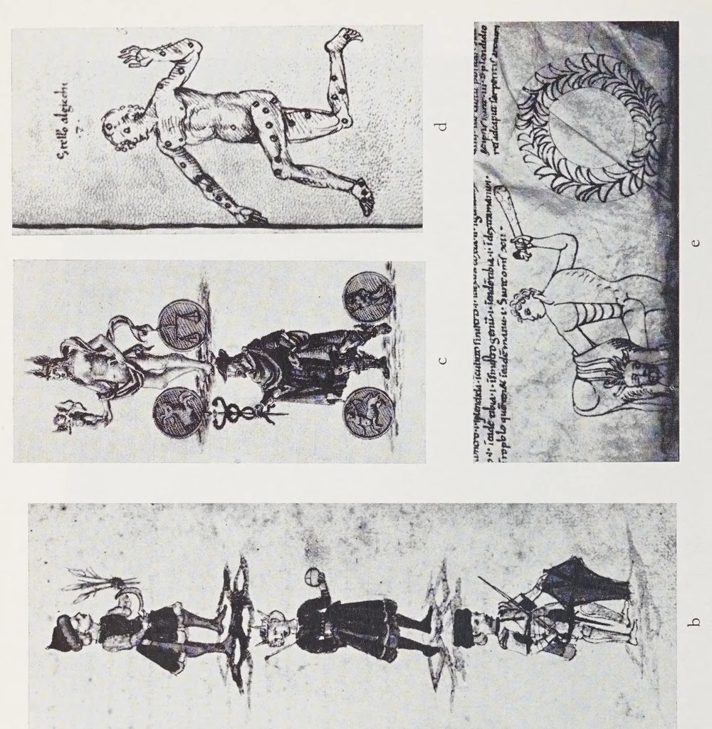 An illustration from Verzeichnis astrologischer und mythologischer illustrierter Handschriften des lateinischen Mittelalters / von Fritz Saxl und Hans Meier., 1915, leaf 162