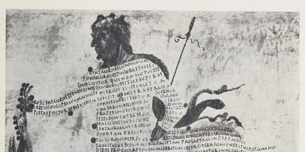 An illustration from Verzeichnis astrologischer und mythologischer illustrierter Handschriften des lateinischen Mittelalters / von Fritz Saxl und Hans Meier., 1915, leaf 17