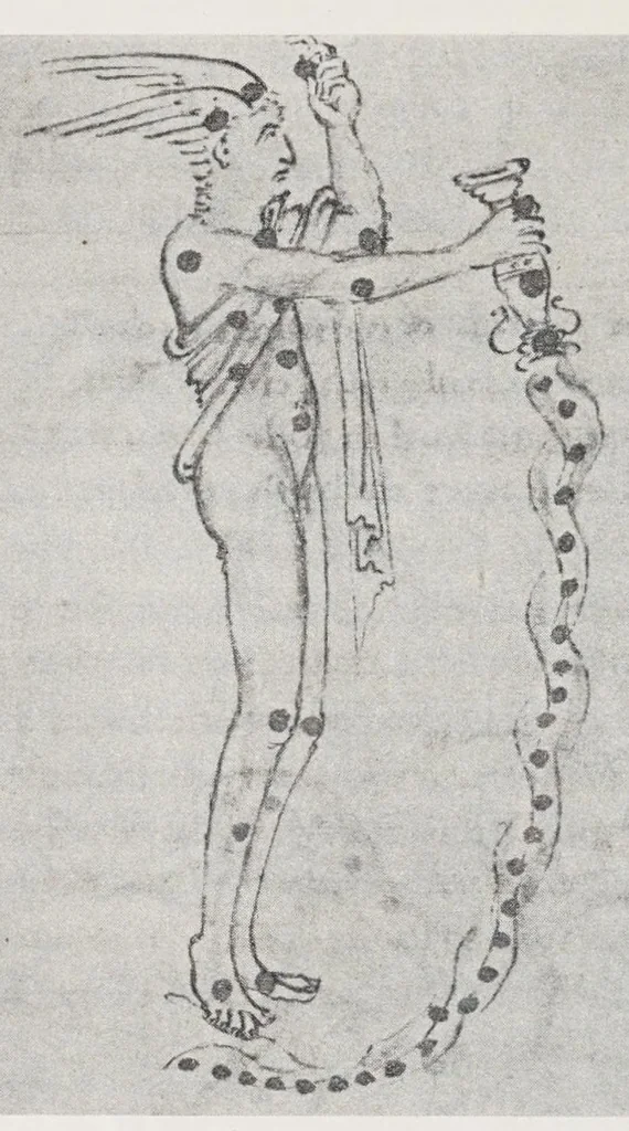 An illustration from Verzeichnis astrologischer und mythologischer illustrierter Handschriften des lateinischen Mittelalters / von Fritz Saxl und Hans Meier., 1915, leaf 22