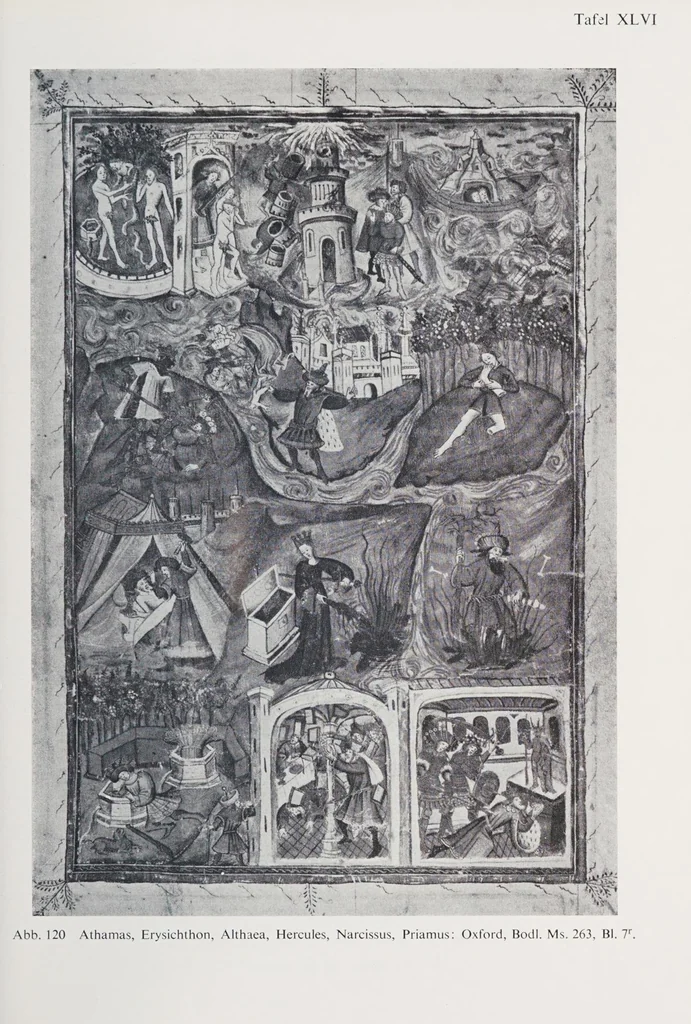 An illustration from Verzeichnis astrologischer und mythologischer illustrierter Handschriften des lateinischen Mittelalters / von Fritz Saxl und Hans Meier., 1915, leaf 163