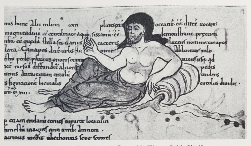An illustration from Verzeichnis astrologischer und mythologischer illustrierter Handschriften des lateinischen Mittelalters / von Fritz Saxl und Hans Meier., 1915, leaf 201