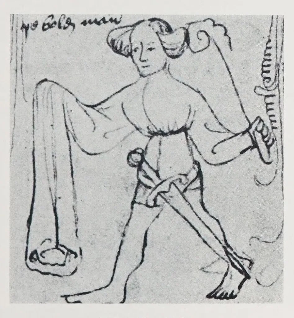 An illustration from Verzeichnis astrologischer und mythologischer illustrierter Handschriften des lateinischen Mittelalters / von Fritz Saxl und Hans Meier., 1915, leaf 213