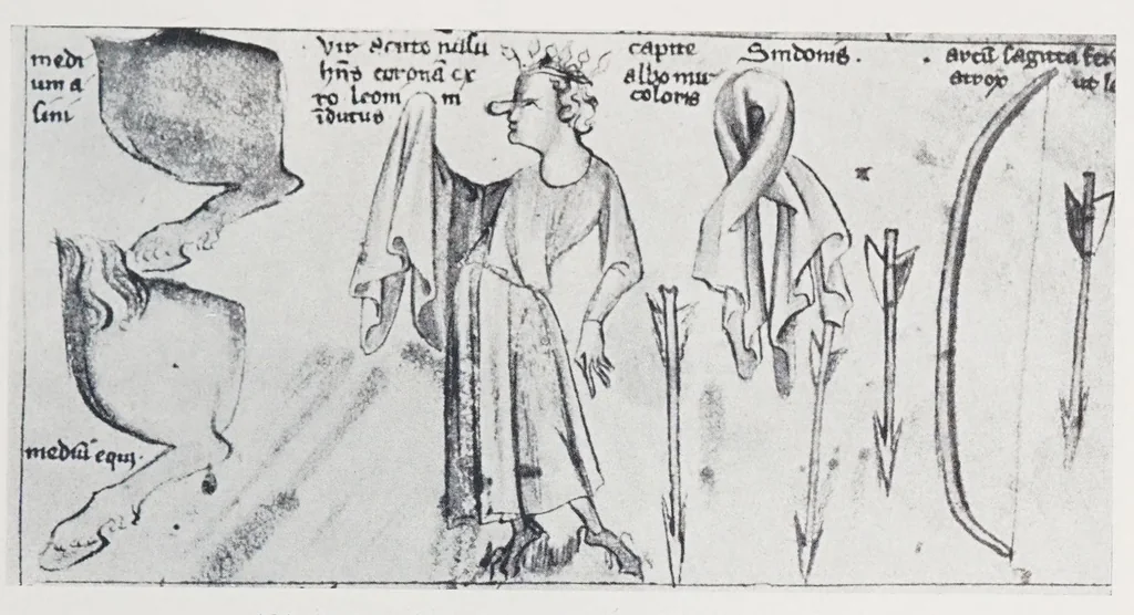 An illustration from Verzeichnis astrologischer und mythologischer illustrierter Handschriften des lateinischen Mittelalters / von Fritz Saxl und Hans Meier., 1915, leaf 237